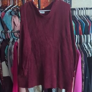 Zenana Outfitters Maroon Crew Neck Sweater